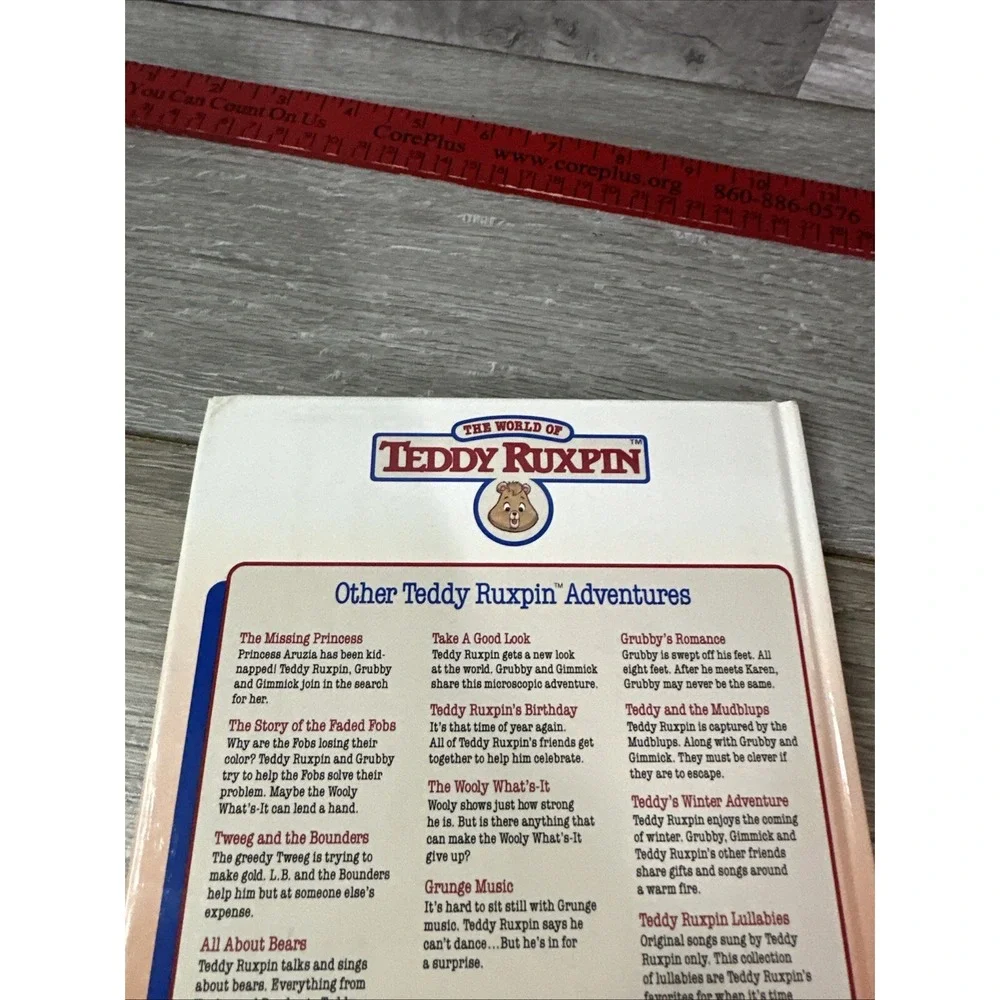 Vintage 1985 Teddy Ruxpin‎ The Airship Hardcover Book Worlds of Wonder WOW 80s